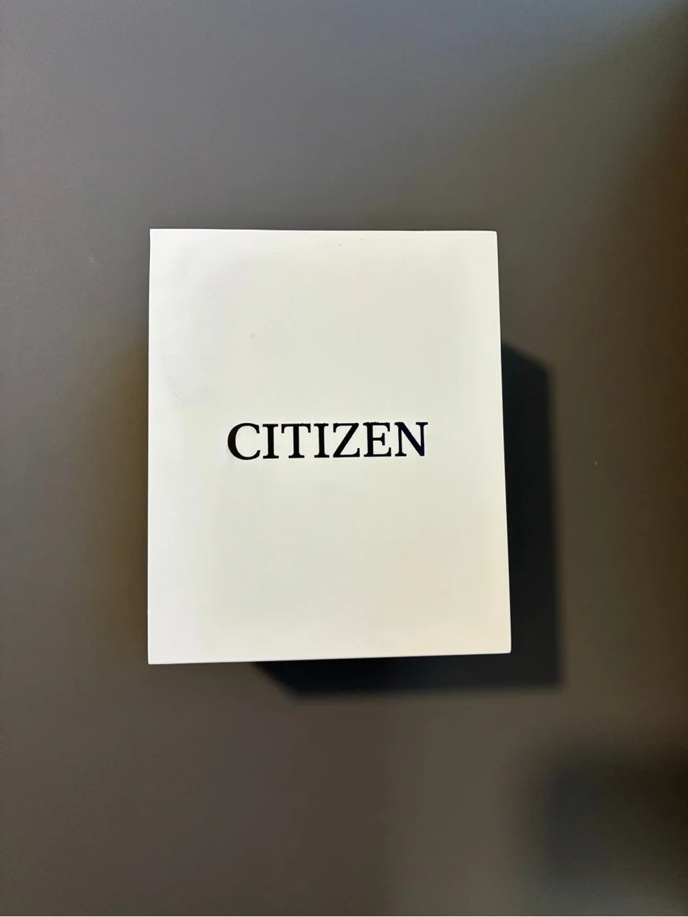 Citizen Eco-Drive Chronograph Watch in Cream Dial and Brown Strap